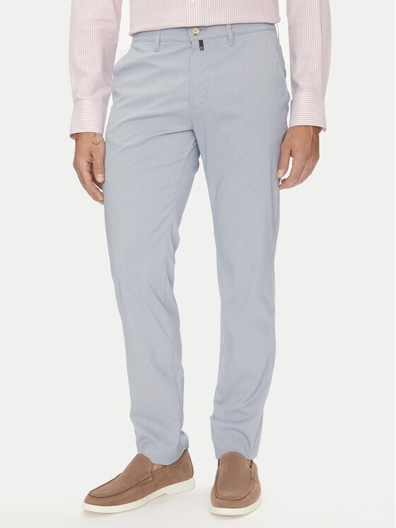 Pierre Cardin Чино панталони C3 33730.1058 Светлосиньо Slim Fit