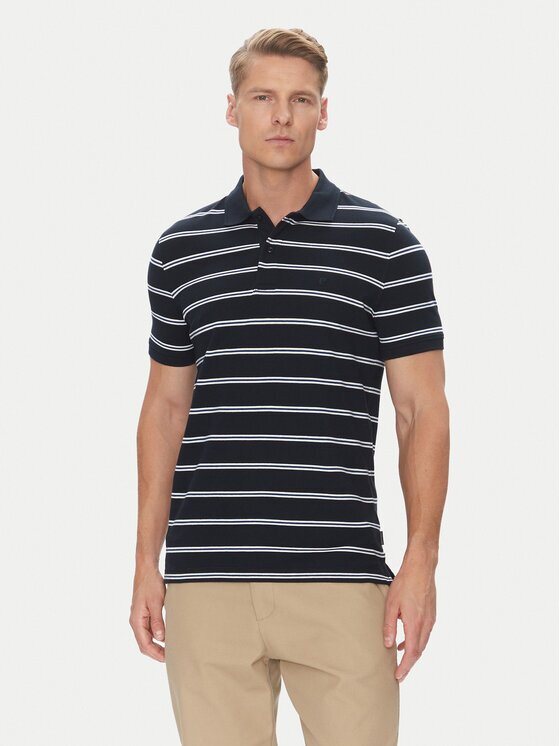 Pierre Cardin Тениска с яка и копчета C5 21364.2111 Regular Fit