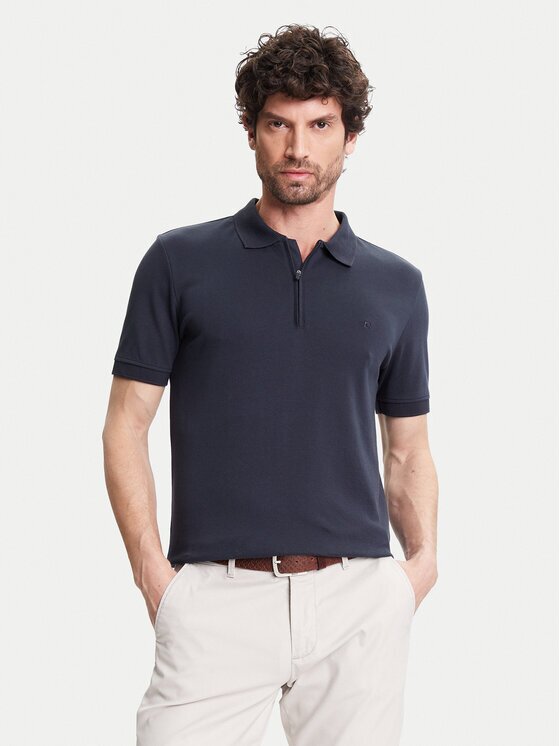 Pierre Cardin Тениска с яка и копчета C5 21455.2119 Regular Fit