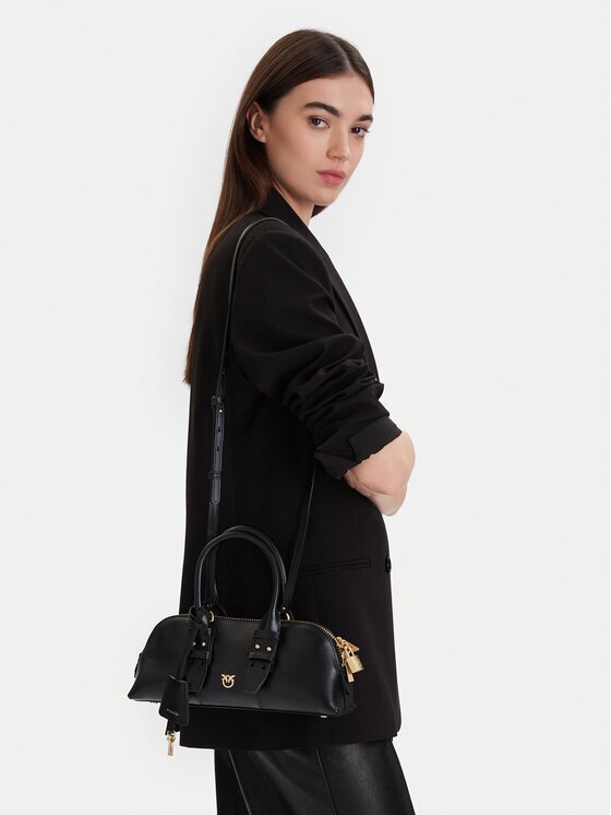 Pinko Дамска чанта Bowling Bag Baguette AI 25-26 PLTT 105334 A0QO