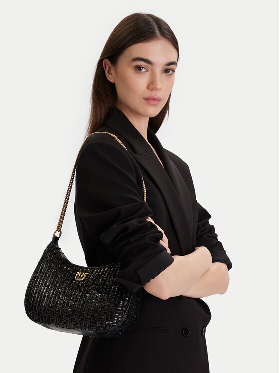 Pinko Дамска чанта Half Moon Mini AI 25-26 PLTT 105916 A2WC