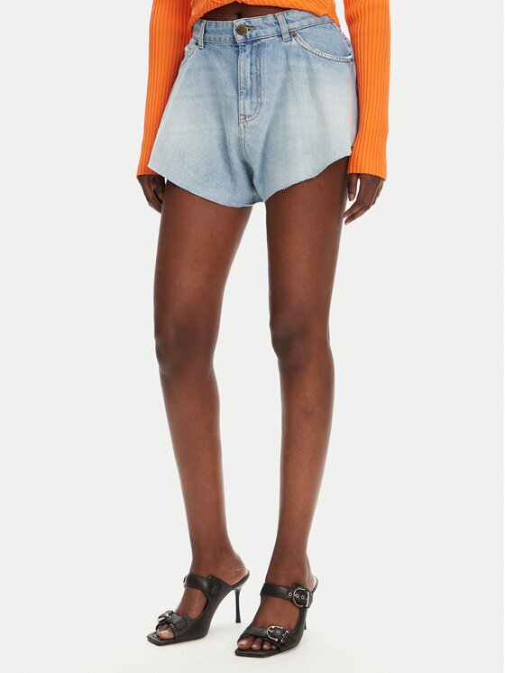 Pinko Дънкови шорти Calma 100395 A2OC Син Relaxed Fit