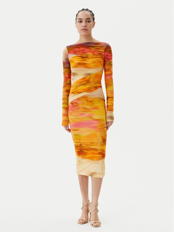 Pinko Коктейлна рокля Beggin Abito 104838 A2G1 Slim Fit