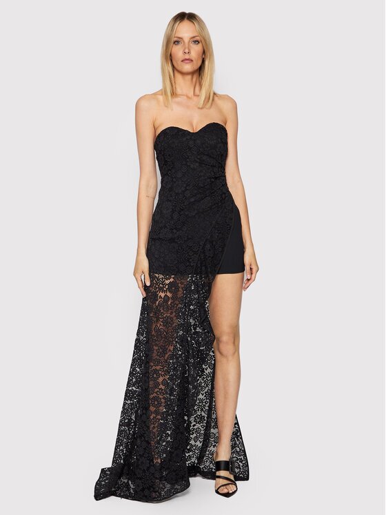 Pinko Коктейлна рокля Lampone 20222 PSPG 1N13JF 7573 Slim Fit