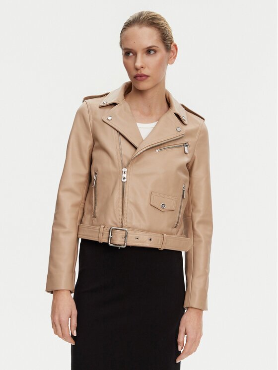 Pinko Кожено яке 103897 A21L Regular Fit