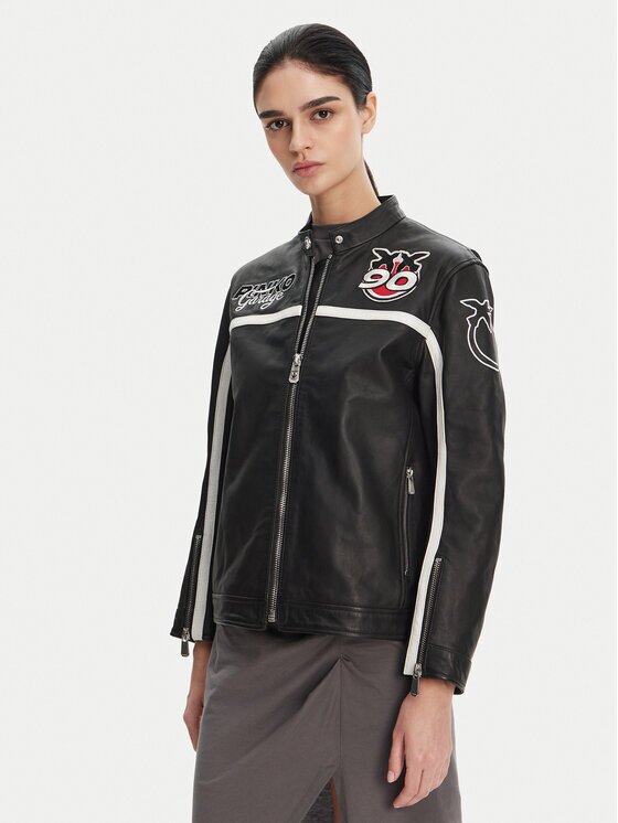 Pinko Кожено яке 105296 Regular Fit