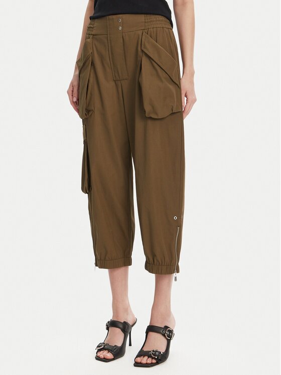 Pinko Текстилни панталони 104704 A2ER Regular Fit