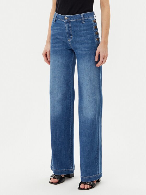 Please Дънки P3FDBQ2NTZ Wide Leg