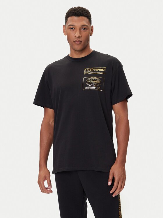 Plein Sport Тишърт FAEC MTK8354 STE001N Loose Fit
