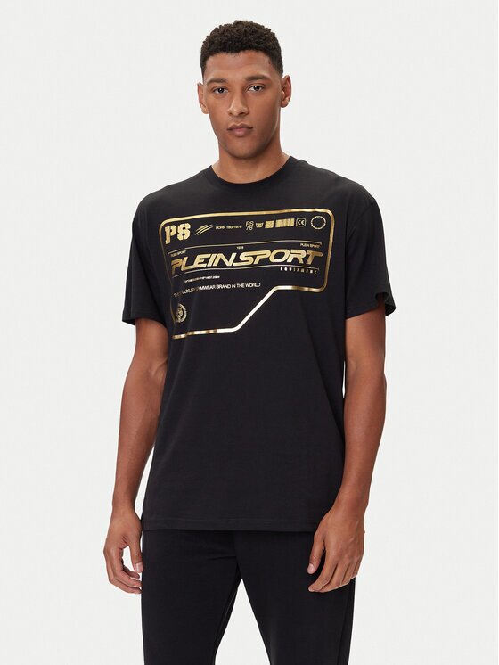 Plein Sport Тишърт FAEC MTK8373 STE001N Loose Fit
