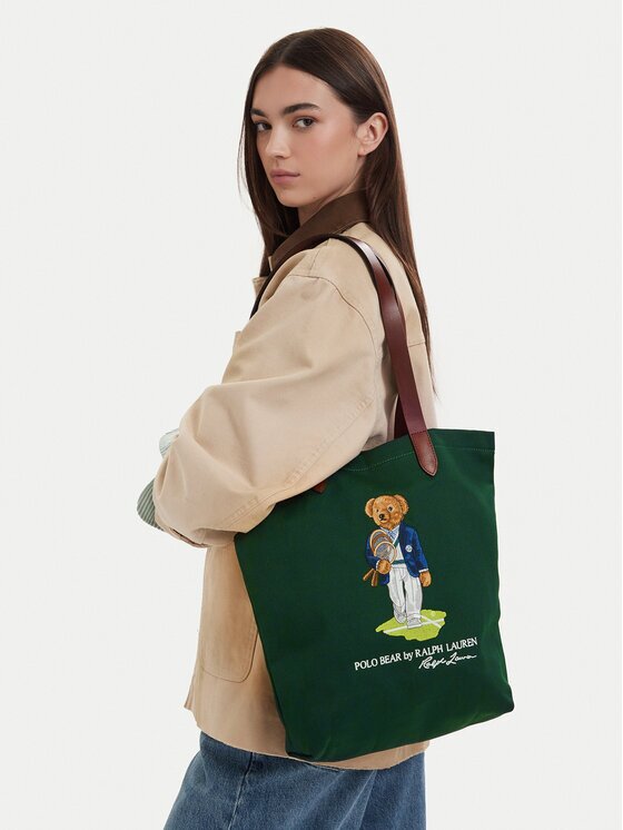 Polo Ralph Lauren Дамска чанта 405P13610001 Зелен