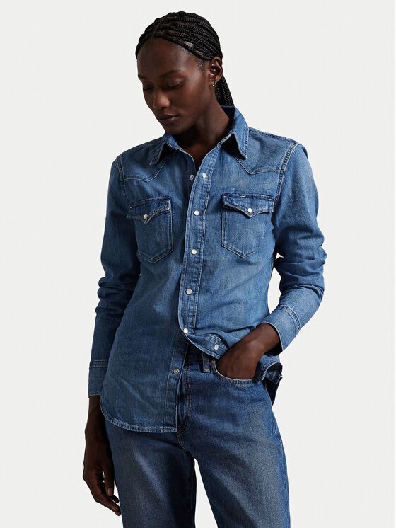 Polo Ralph Lauren дънкова риза 211969402001 Slim Fit