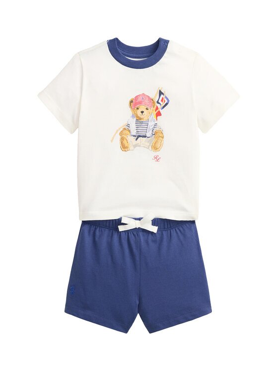 Polo Ralph Lauren Комплект тишърт и панталонки 320B14037001 Regular Fit
