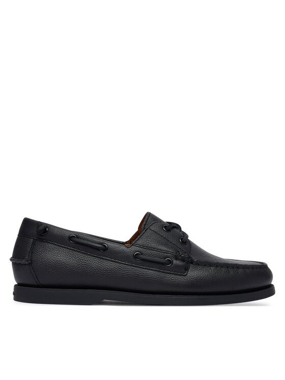 Polo Ralph Lauren Мокасини Merton Boat Cs Bts 803P07643001 Черен