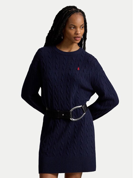 Polo Ralph Lauren Плетена рокля 211B17446001 Regular Fit