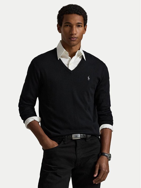 Polo Ralph Lauren Пуловер Ls Sf Vn Pp 710670789004 Slim Fit