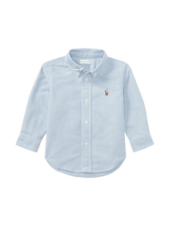 Polo Ralph Lauren Риза 320677133002 Светлосиньо Regular Fit