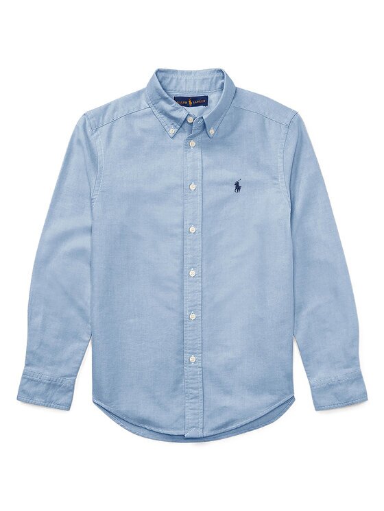 Polo Ralph Lauren Риза 323819238002 Светлосиньо Slim Fit