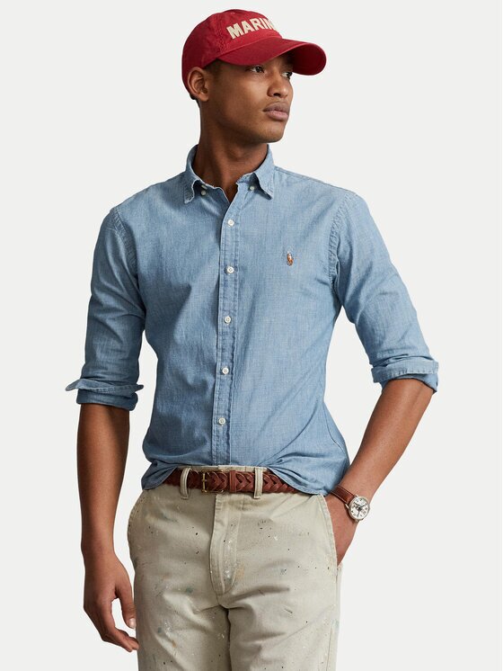 Polo Ralph Lauren Риза Core Replen 710548538 Slim Fit