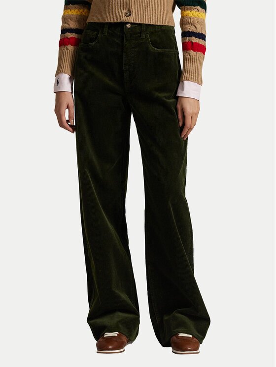 Polo Ralph Lauren Текстилни панталони 211A87463001 Wide Leg
