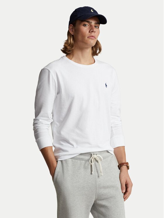 Polo Ralph Lauren Тениска с дълъг ръкав Classics 710671468004 Custom Slim Fit