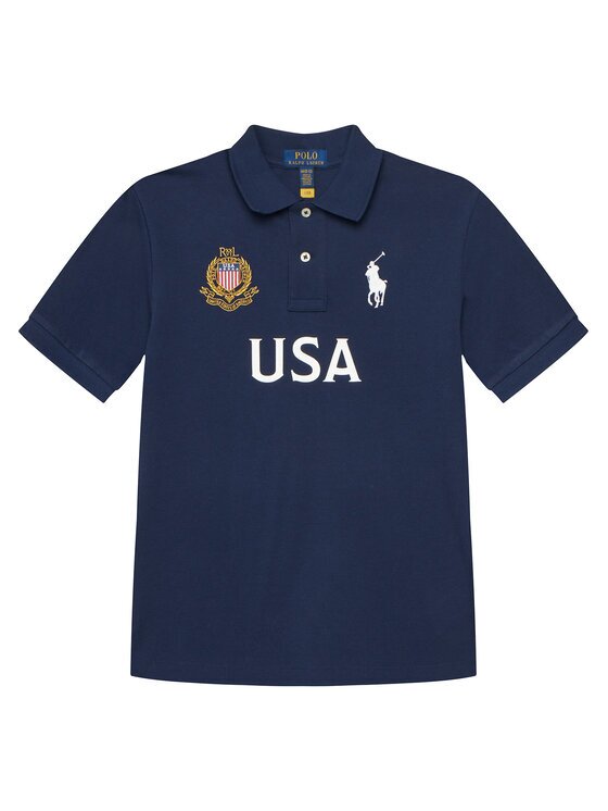 Polo Ralph Lauren Тениска с яка и копчета 323B23441001 Regular Fit