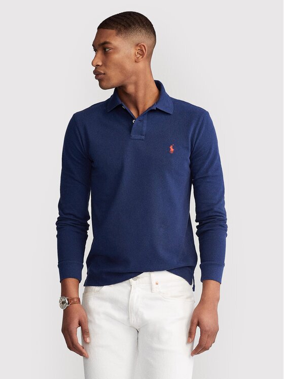 Polo Ralph Lauren Тениска с яка и копчета 710681126003 Slim Fit