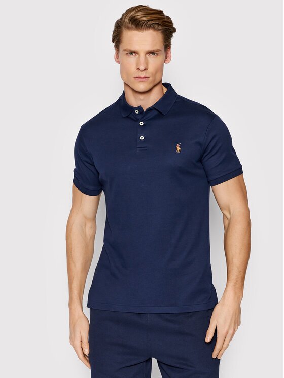 Polo Ralph Lauren Тениска с яка и копчета Ssl-Knt 710685514002 Slim Fit