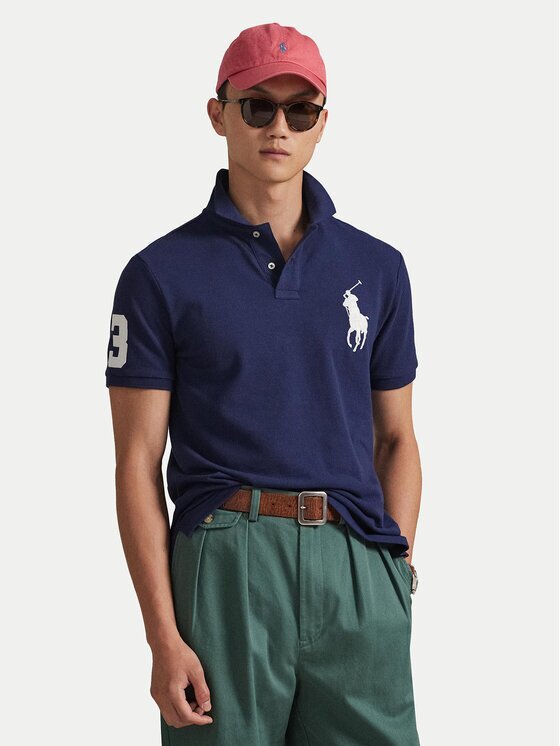 Polo Ralph Lauren Тениска с яка и копчета 710688969004 Custom Slim Fit