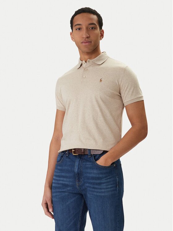 Polo Ralph Lauren Тениска с яка и копчета 710704319502 Custom Slim Fit