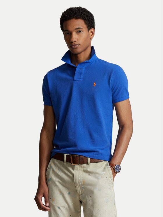 Polo Ralph Lauren Тениска с яка и копчета 710782592011 Custom Slim Fit