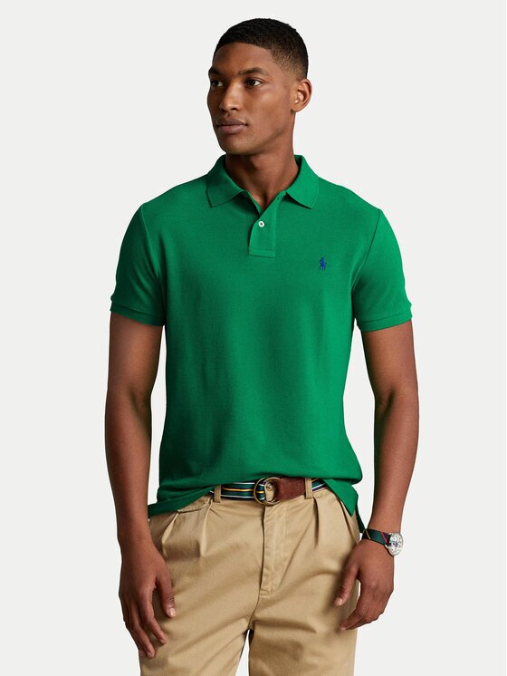 Polo Ralph Lauren Тениска с яка и копчета 710782592011 Custom Slim Fit