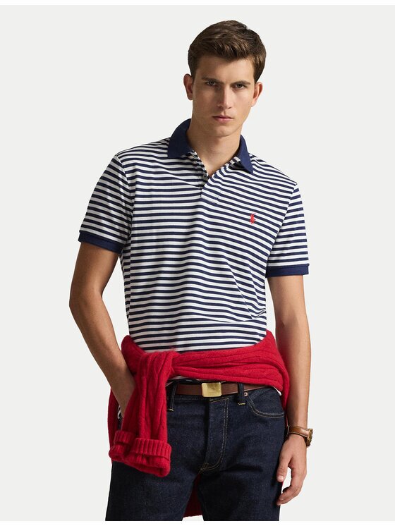Polo Ralph Lauren Тениска с яка и копчета 710956682500 Slim Fit