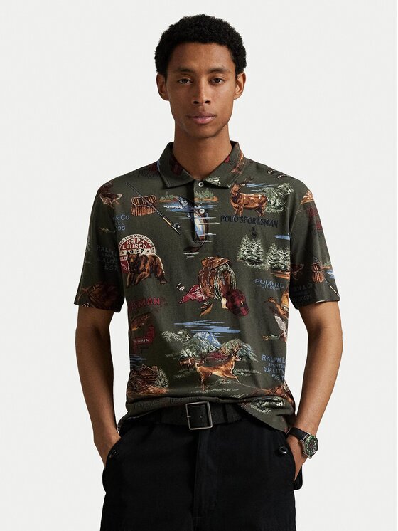 Polo Ralph Lauren Тениска с яка и копчета 710980789001 Regular Fit
