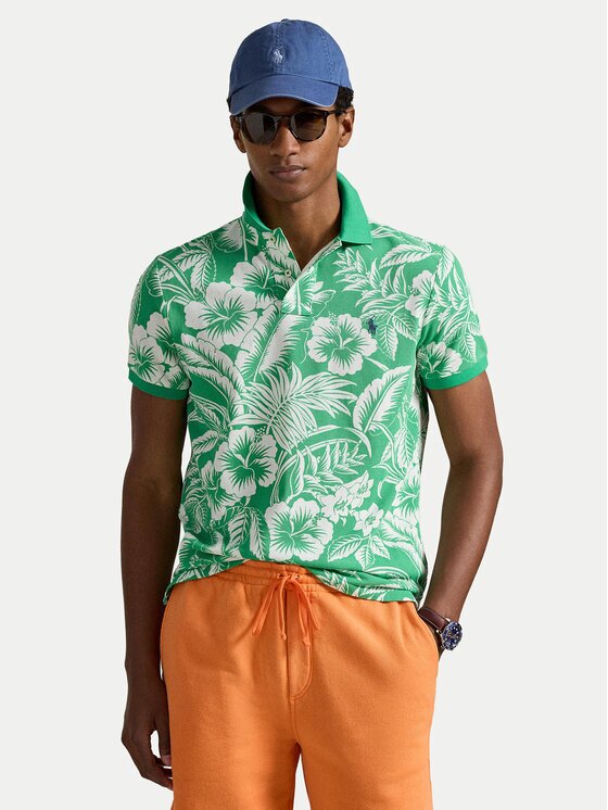 Polo Ralph Lauren Тениска с яка и копчета 710B13529001 Slim Fit