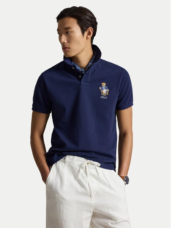 Polo Ralph Lauren Тениска с яка и копчета 710B18546001 Regular Fit