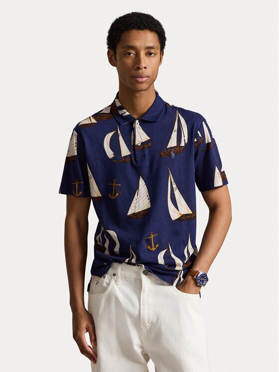Polo Ralph Lauren Тениска с яка и копчета 710B19235001 Regular Fit