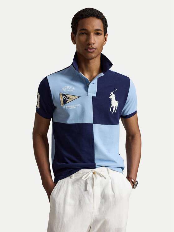 Polo Ralph Lauren Тениска с яка и копчета 710B21927001 Custom Slim Fit