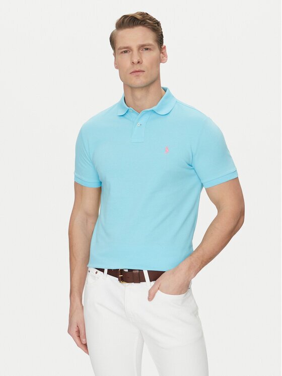 Polo Ralph Lauren Тениска с яка и копчета 710782592011 Custom Slim Fit