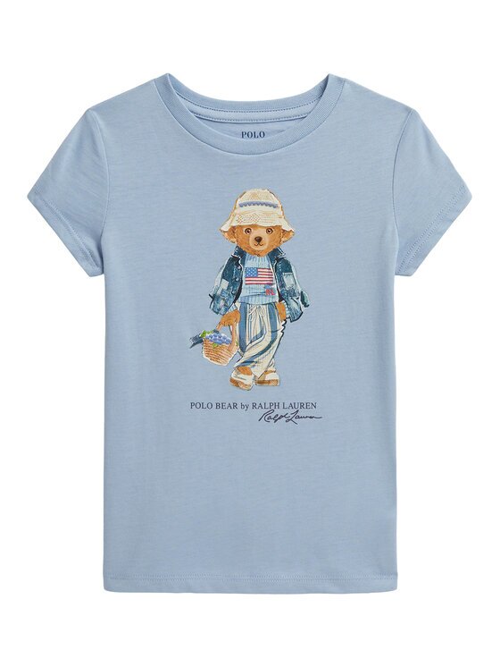 Polo Ralph Lauren Тишърт 312A11759001 Светлосиньо Regular Fit