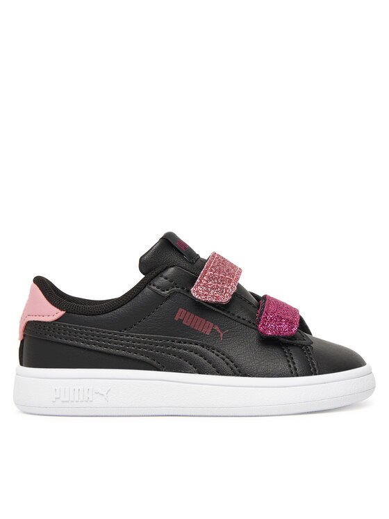 Puma Сникърси Smash 3.0 L Glitter Velcro V Inf 395610 07 Черен