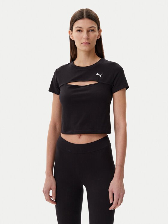 Puma Тишърт Ess Cut-Out 631164 Slim Fit