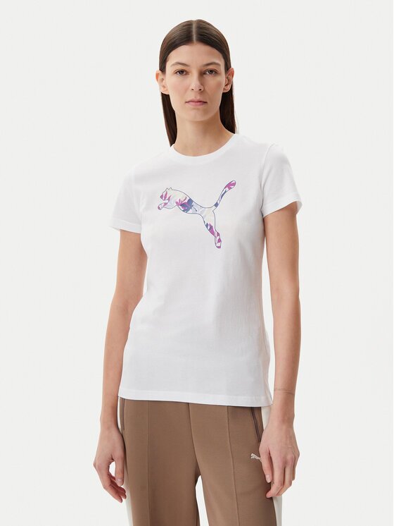 Puma Тишърт Floral Cat 685081 Regular Fit