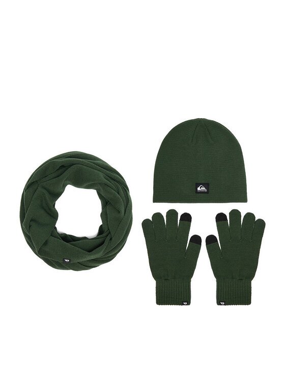 QUIKSILVER Комплект шапка шал тип комин и ръкавици CWBEO-QS-SM346-002-AW26