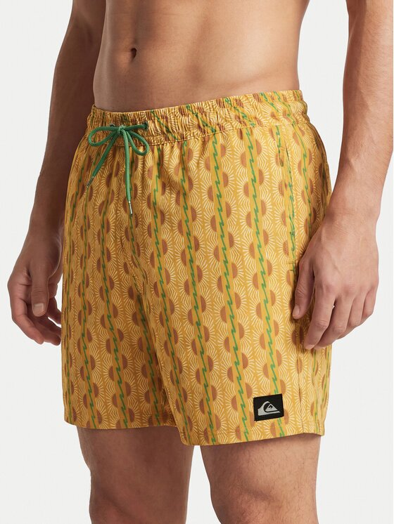 QUIKSILVER Плувни шорти Stretch Printed Volley 16 EQYJV04217 Светлосиньо Regular Fit