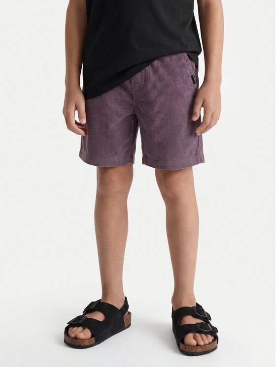 QUIKSILVER Шорти от плат Taxer Cord EQBWS03371 Виолетов Regular Fit