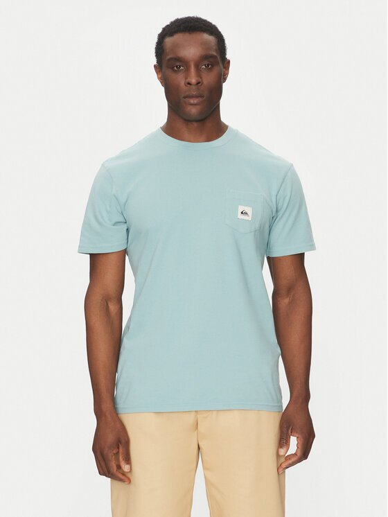 QUIKSILVER Тишърт EQYZT08062 Светлосиньо Regular Fit