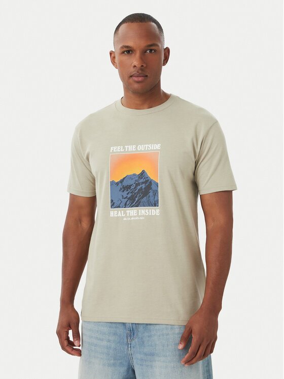QUIKSILVER Тишърт Feel The Outside EQYZT08004 Regular Fit