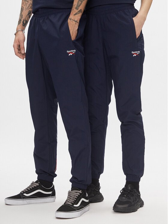Reebok Долнище анцуг Classics Vector Tracksuit Bottoms H54439 Син Slim Fit