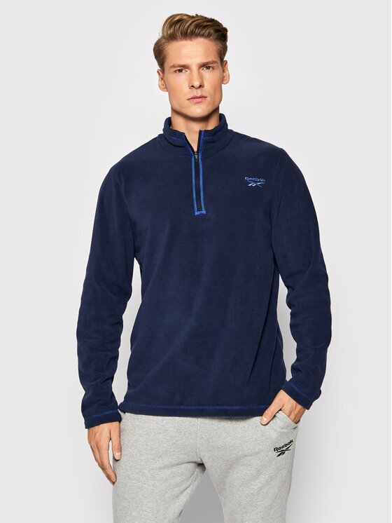 Reebok Полар Outerwear GR8963 Тъмносин Slim Fit